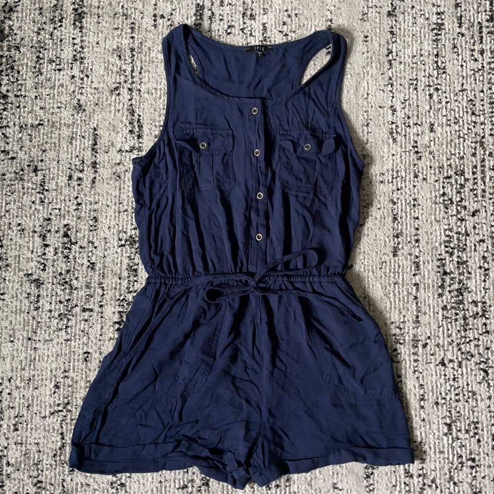 Iris Blue Romper